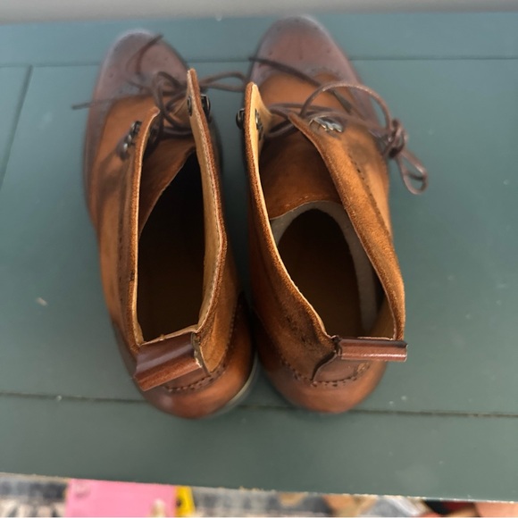 Brown Leather Brogue Boots main image 13